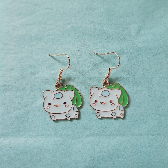 🔮3/$15 Bulbasaur Earrings - Picture 1 of 4